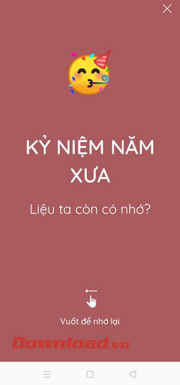 Vuốt điện thoại sang bên trái