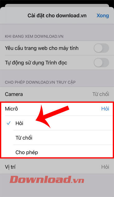 Quyền truy cập Mircrô
