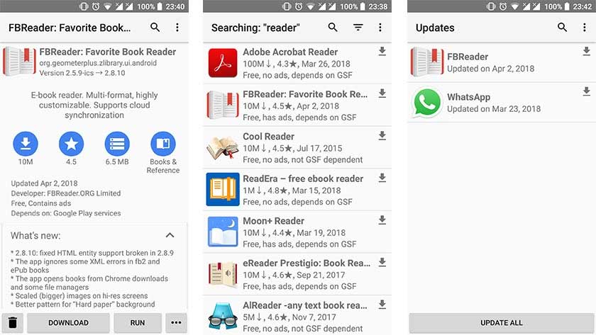 Kho ứng dụng Android Yalp Store