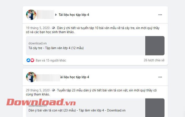 Bài viết đã đăng lên nhóm