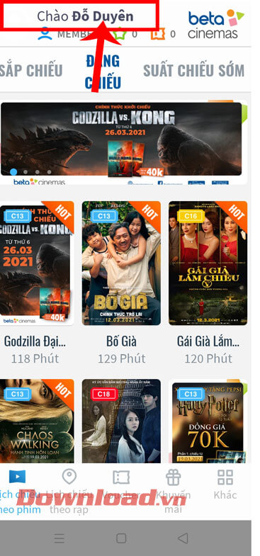 Đăng ký và đăng nhập tài khoản thành công 