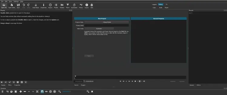 Ứng dụng Shotcut