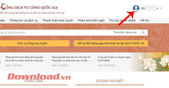 <p><strong>Bước 10:</strong> Cuối cùng, khi đã đăng ký và đăng nhập tài khoản thành công thì ở trên