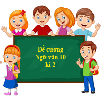 Đề cương ôn tập học kì 2 môn Ngữ văn lớp 10 năm 2024 - 2025 (Sách mới)