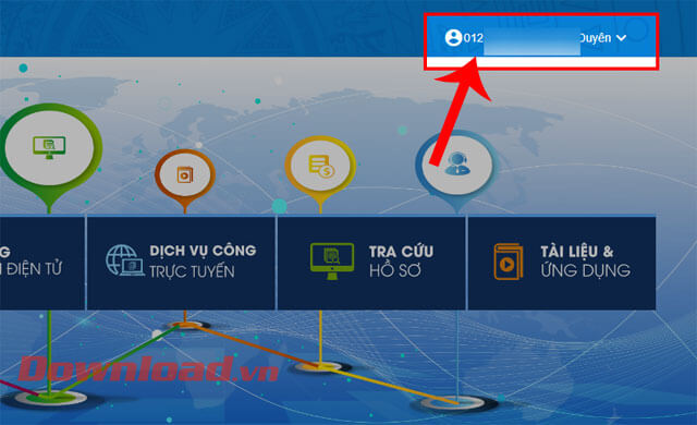 <p><strong>Bước 4:</strong> Sau khi đã đăng nhập thành công, hãy click chuột vào<strong> tài khoản VssID</strong>