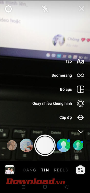 Quay video hoặc chụp ảnh