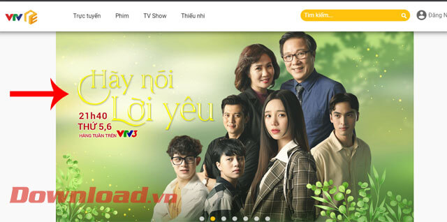 Nhấn vào Poster phim Hãy nói lời yêu