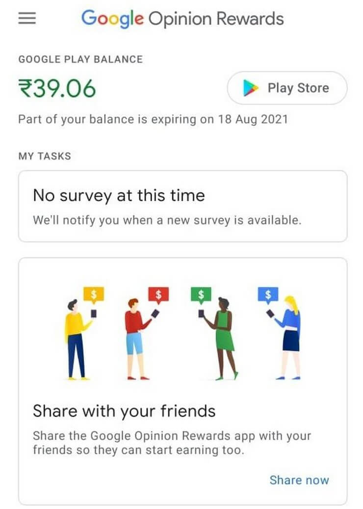 Google Opinion Rewards