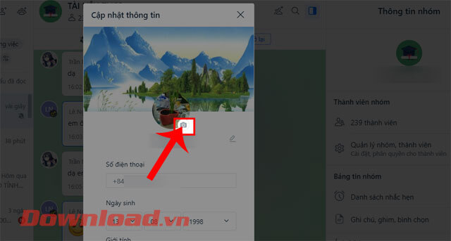 <p><strong>Bước 4:</strong> Lúc này trên màn hình sẽ hiển thị thông tin về tài khoản Zalo của mình,