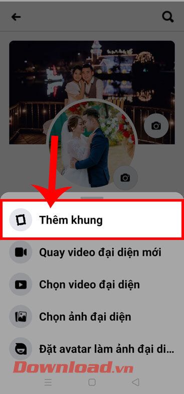 <p><strong>Bước 3:</strong> Sau đó, hãy ấn vào mục <strong>Thêm khung.</strong></p>