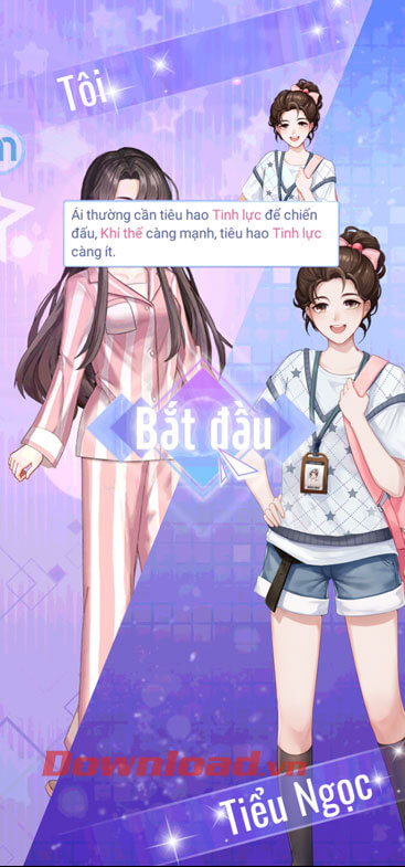 <p><strong>Bước 8:</strong> Ấn vào nút <strong>Bắt đầu</strong> trên màn hình để bước vào trận đấu nhan