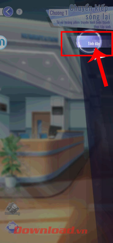 <p><strong>Bước 6:</strong> Khi này, cốt chuyện của game được hiển thị lên màn hình, hãy nhấn vào <strong>các