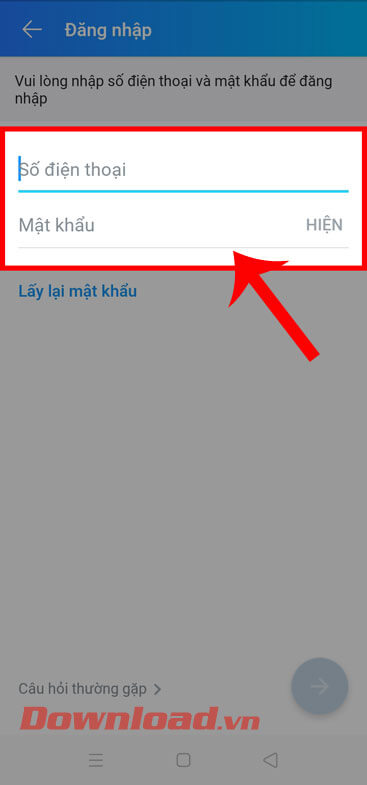 cach dang nhap zalo 2