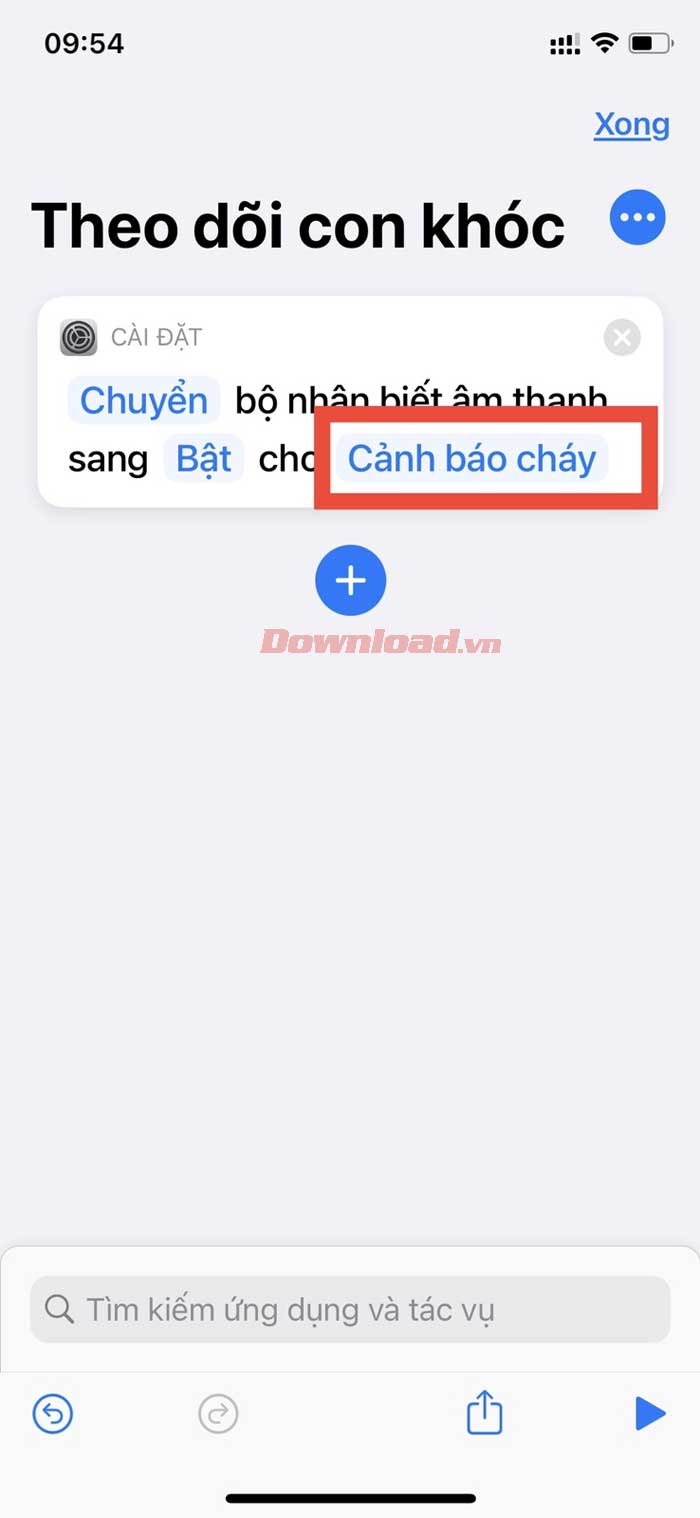 <p><strong>Bước 4:</strong> Một tác vụ hiện ra và thông báo Chuyển bộ nhận biết âm thanh sang Bật cho