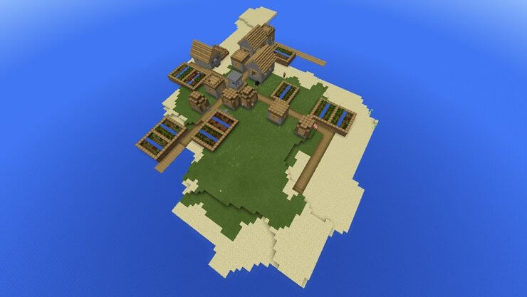 Mã seed Minecraft Island