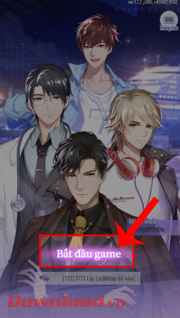 <p><strong>Bước 4:</strong> Tiếp theo, nhấp chuột vào nút <strong>Bắt đầu game.</strong></p>