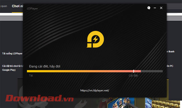 <p><strong>Bước 7:</strong> Tiếp tục, chờ một lát để tựa game này có thể cài đặt về máy của mình.</p>