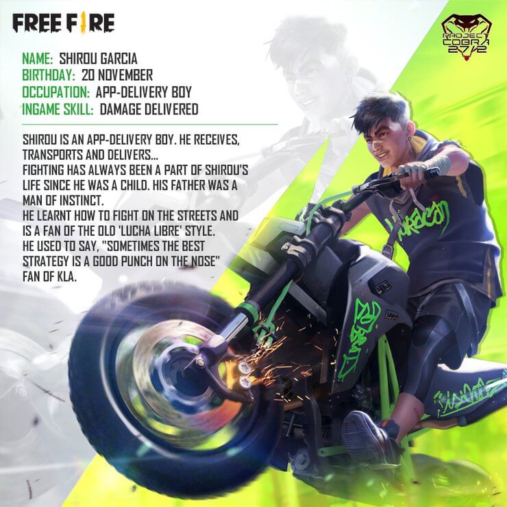 Shirou trong Free Fire