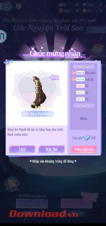 Trang phục được nhận