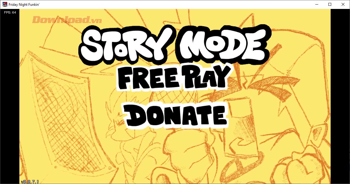 <p><strong>Bước 4:</strong> Chọn chế độ chơi Friday Night Funkin' bạn muốn.</p>