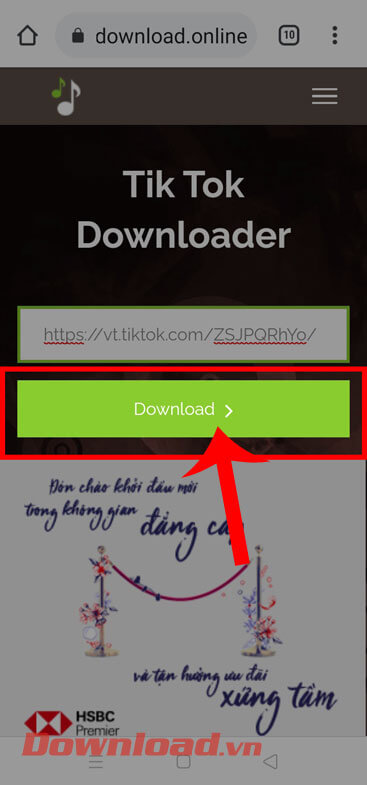 <p><strong>Bước 4:</strong> Tiếp theo, hãy ấn vào nút<strong> Download.</strong></p>