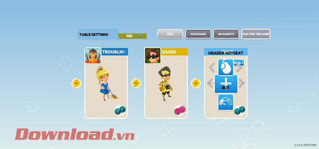 <p><strong>Bước 4:</strong> Đợt một lát để để đủ 4 người chơi và bắt đầu tham gia vào ván cờ tỷ phú.</p>