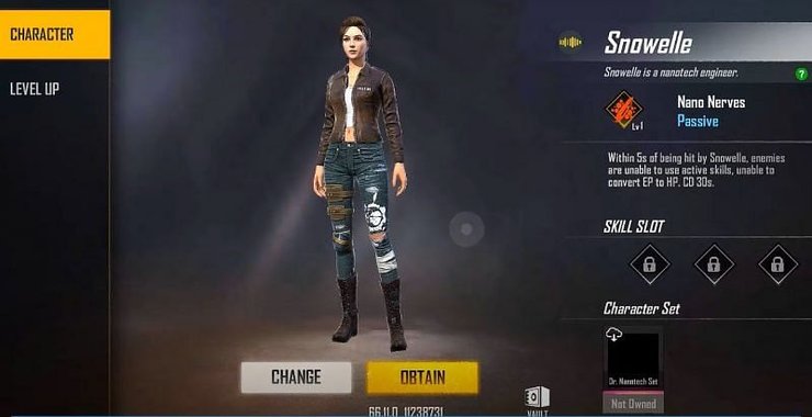 Snowelle trong Free Fire