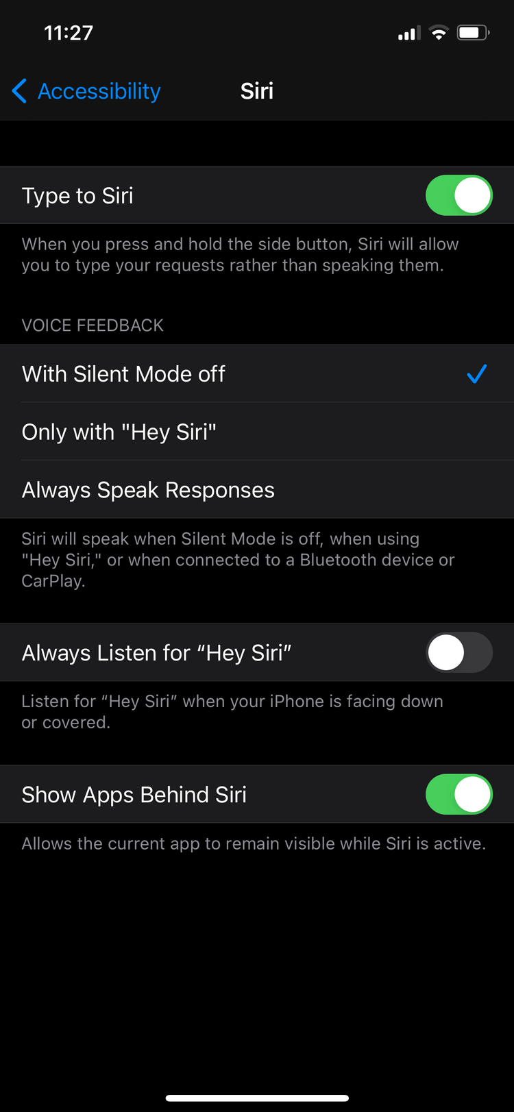 Nhập liệu vào Siri