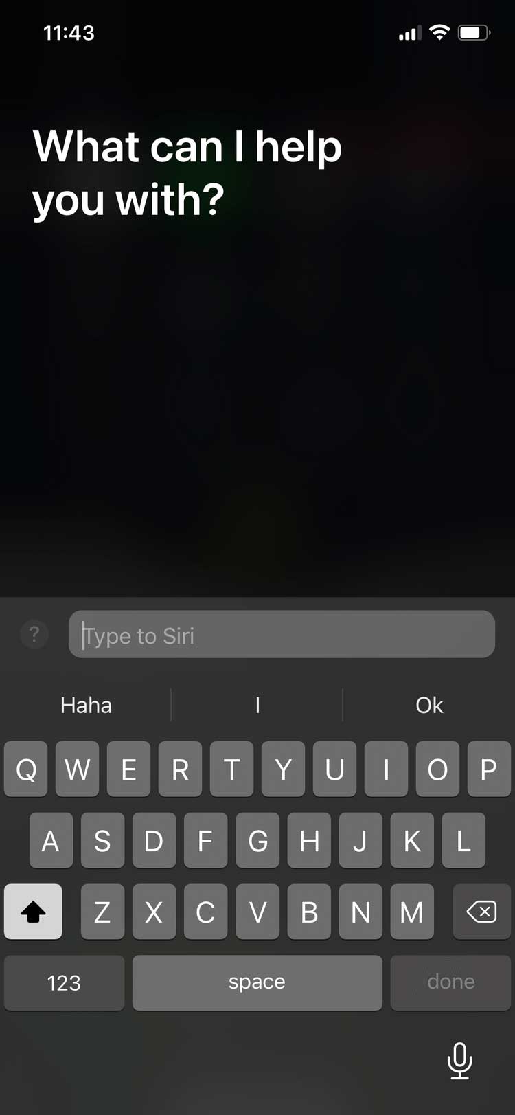 Tính năng nhập liệu vào Siri trên iPhone
