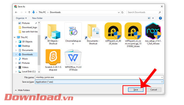 <p><strong>Bước 4:</strong> Lúc này trên màn hình sẽ xuất hiện cửa sổ <em>Save As</em>, hãy <strong>chọn