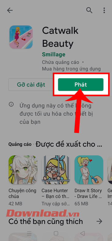 <p><strong>Bước 4:</strong> Đợi trong một lát đề quá trình download tựa game này được hoàn tất, rồi