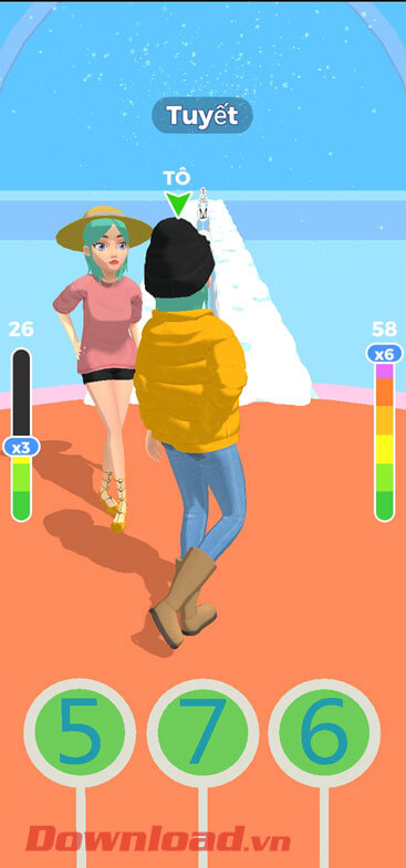 <p><strong>Bước 4:</strong> Sau khi đi hết con đường và đến bục chấm điểm, thì người mẫu của mình sẽ