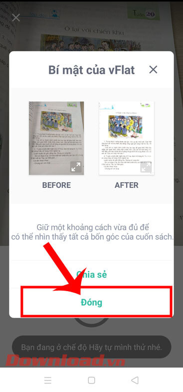 <p><strong>Bước 4:</strong> Tiếp theo, khi đã hoàn tất quá trình scan ảnh tài liệu, hãy ấn vào nút<strong>