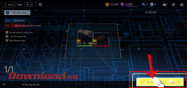 <p><strong>Bước 8:</strong> Quay lại giao diện chính của game, cũng tại góc bên phải phía dưới màn hình,