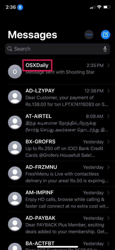 <p>5. Giờ hãy nói <strong>Open Messages</strong> - Mở Messages để dùng Khẩu lệnh mở ứng dụng Messages