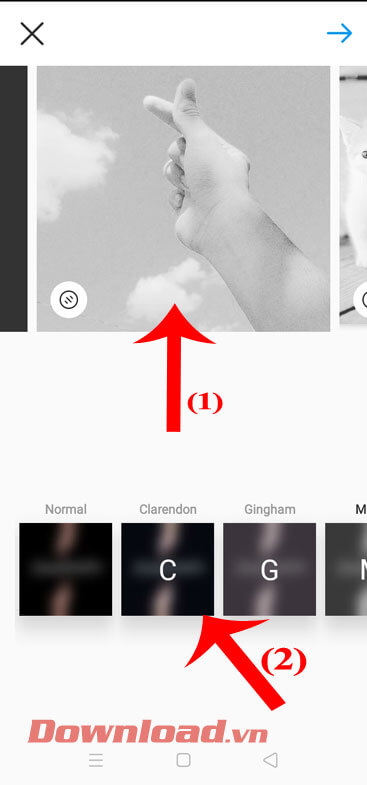 Chọn lại bộc lọc màu sắc cho hình ảnh