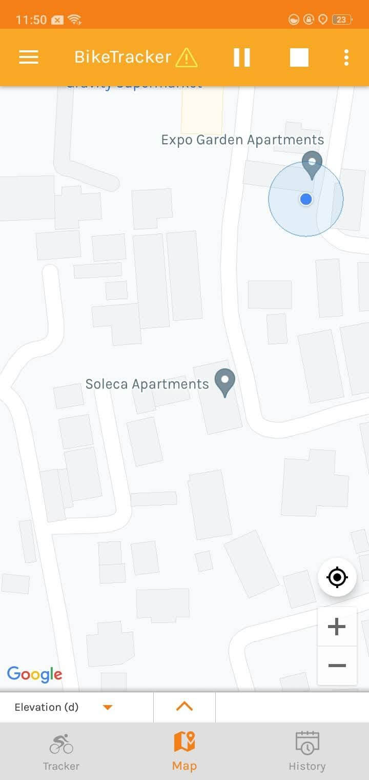 Bản đồ Bike Tracker