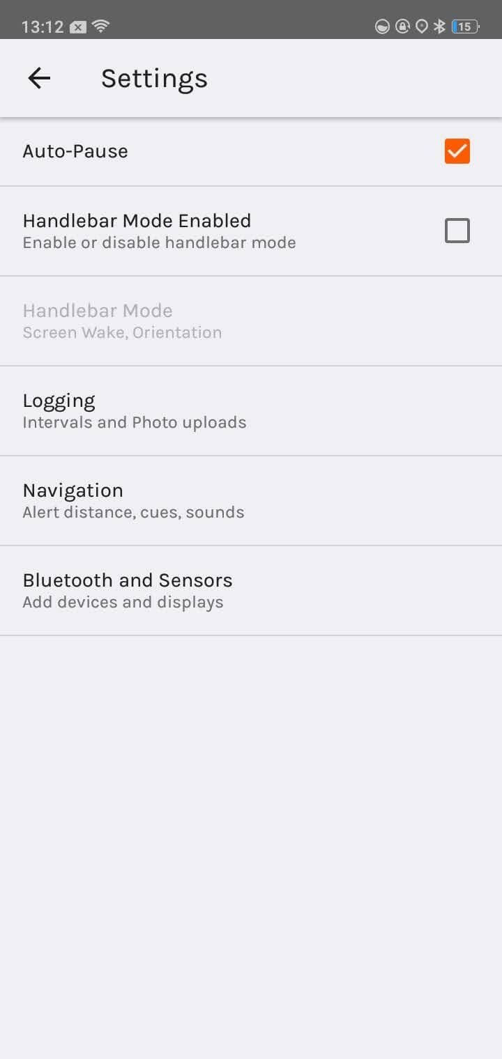 Cài đặt Ride with GPS