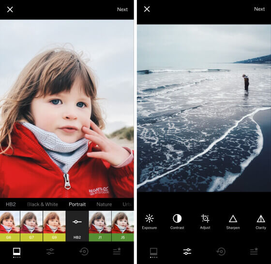 App sửa ảnh đẹp VSCO cho iOS