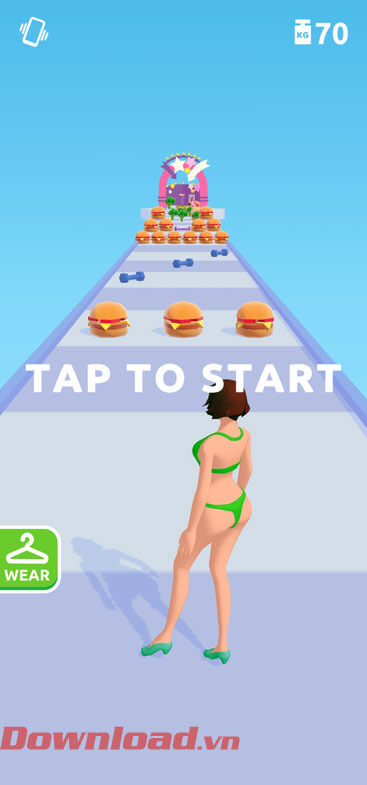 <p><strong>Bước 3:</strong> Quay trở lại giao diện chính của trò chơi, <strong>chạm vào màn hình</strong>