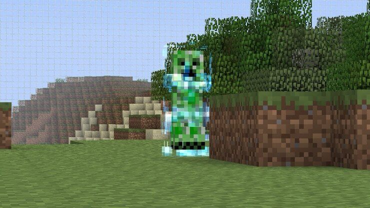 Creeper điện trong Minecraft