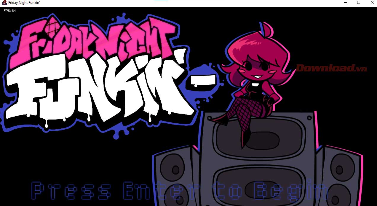 <p>5. Như bạn thấy giao diện game Friday Night Funkin' gốc đã được thay đổi. Nhấn<strong> Enter</strong>
