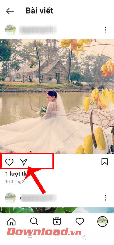 <p><strong>Bước 4:</strong> Lúc này, ở phía dưới bài viết đã ẩn mất tính năng bình luận của Instagram.</p>