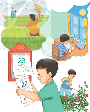 Soạn bài Ngày hôm qua đâu rồi? (trang 13) Tiếng Việt lớp 2 Kết nối tri thức Tập 1 – Tuần 1