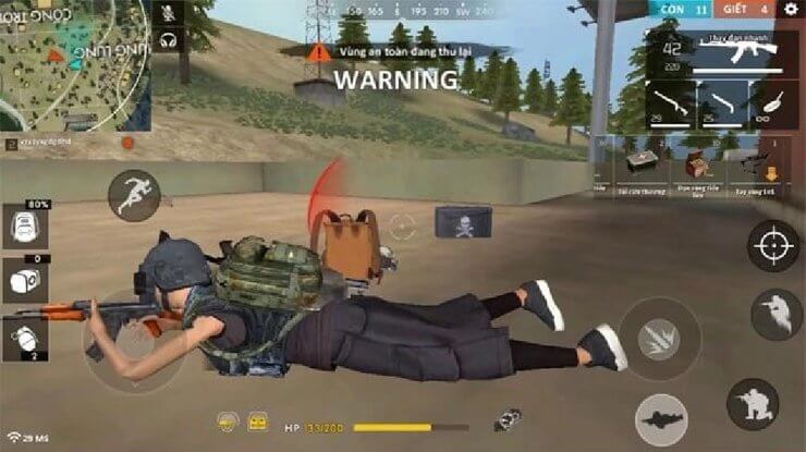 Minimap trong Free Fire