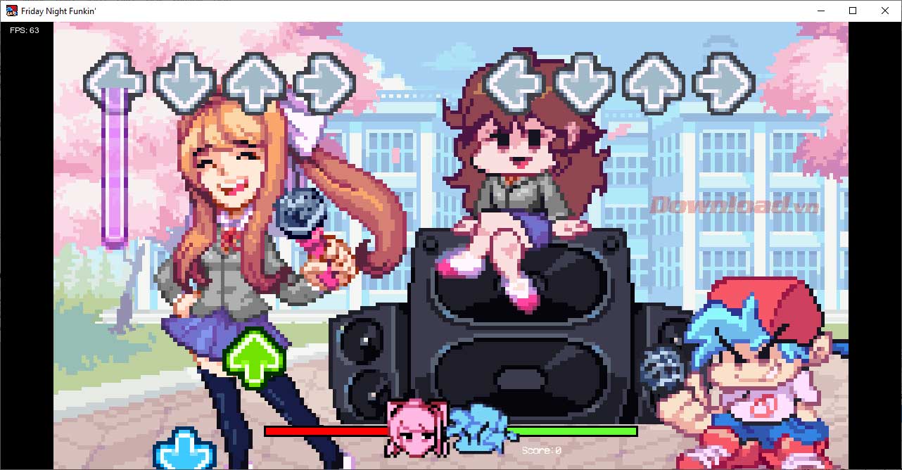 <p>5. Bắt đầu chơi thôi. Nhớ nhấn phím mũi tên chính xác và đúng lúc nó chạm vào biểu tượng tương ứng