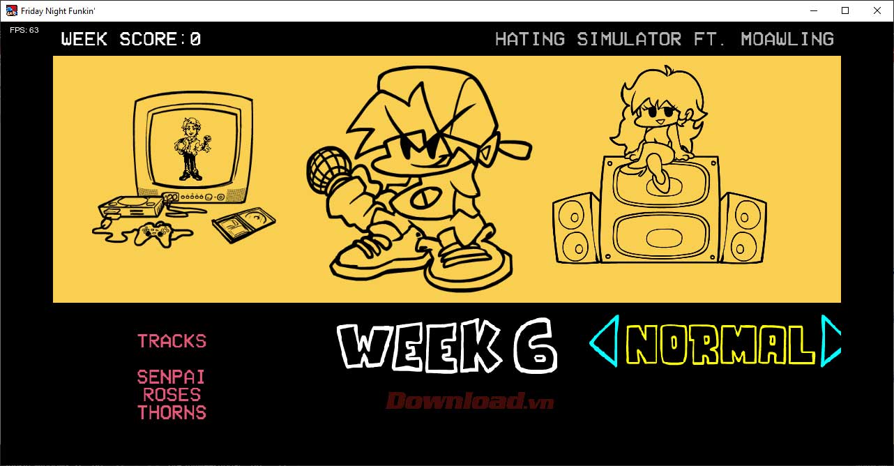 <p>3. Dùng mũi tên trỏ xuống để di chuyển tới Week 6.</p>