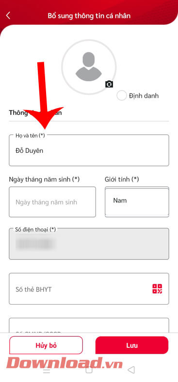 <p><strong>Bước 6: </strong>Tại phần <strong>Bổ sung thông tin cá nhân</strong>, hãy điền thêm một số