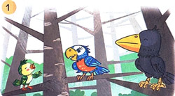 Họa mi, vẹt và quạ