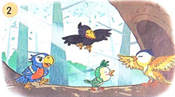 Họa mi, vẹt và quạ